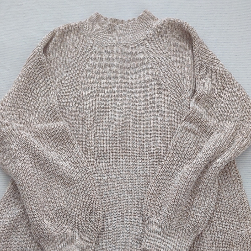 Old Navy Cream Turtleneck Sweater